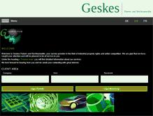 Tablet Screenshot of geskes.info
